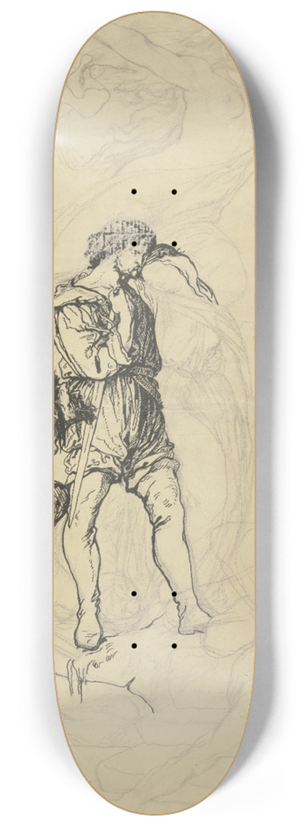 Victor Mller - Charles and Amalie 8.25 inch art skate deck