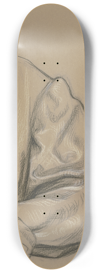 Victor Mller - Linker rmel mit Andeutung der Schulter. 8.25 inch art skate deck