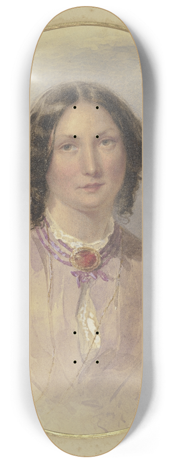 Victor Mller - Portrait of a lady 8.25 inch art skate deck