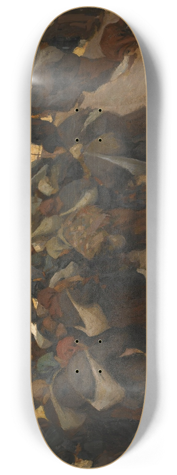 Viktor Ivanovich Zarubin - Crowd of Pilgrims 8.25 inch art skate deck