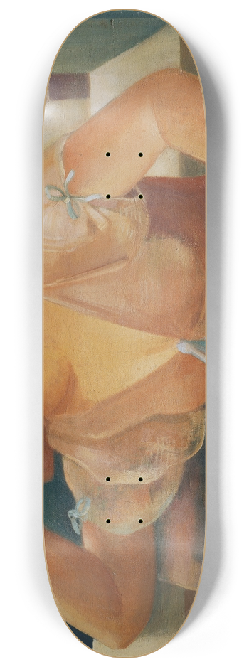 Viktor Planckh - Die Gattin des Knstlers mit Blumen 8.25 inch art skate deck