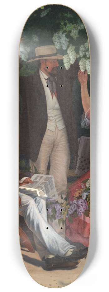 Vilhelm Kyhn - I lysthuset 8.25 inch art skate deck