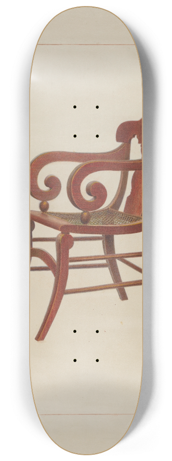 Vincent P. Rosel - Empire Chair 8.25 inch art skate deck