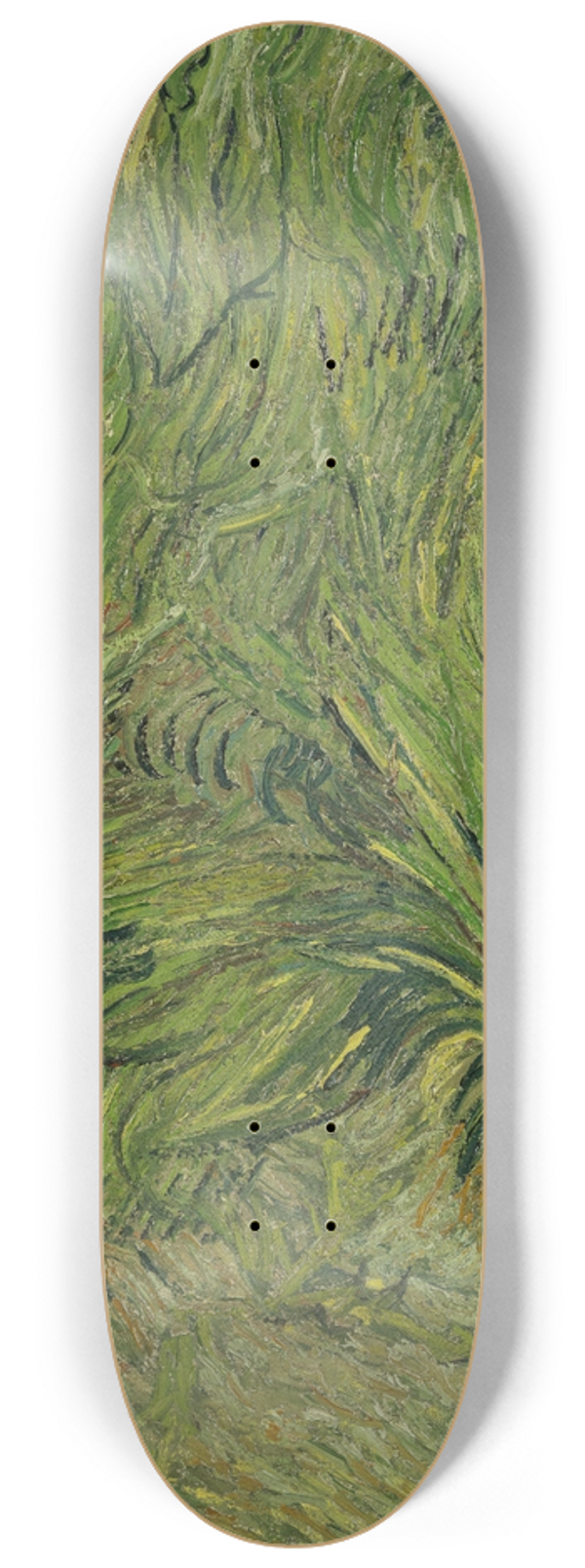 Vincent van Gogh - Garden with butterflies 8.25 inch art skate deck