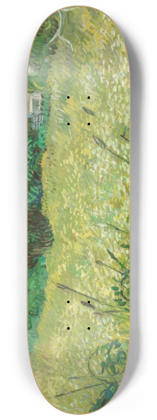 Vincent van Gogh - Green Field 8.25 inch art skate deck