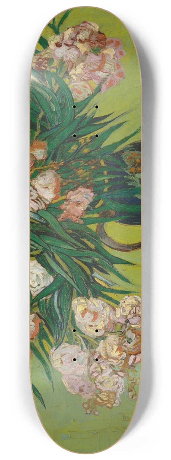 Vincent van Gogh - Oleanders 8.25 inch art skate deck