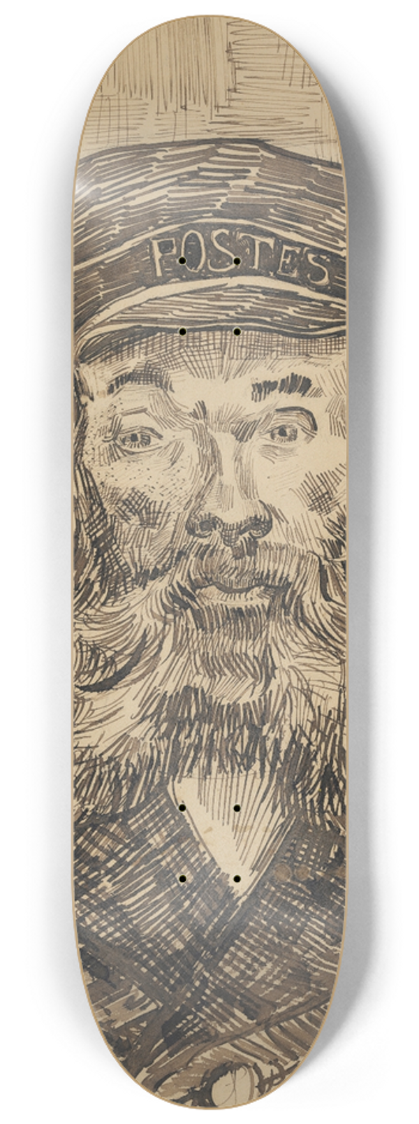 Vincent van Gogh - Portrait of Joseph Roulin 8.25 inch art skate deck