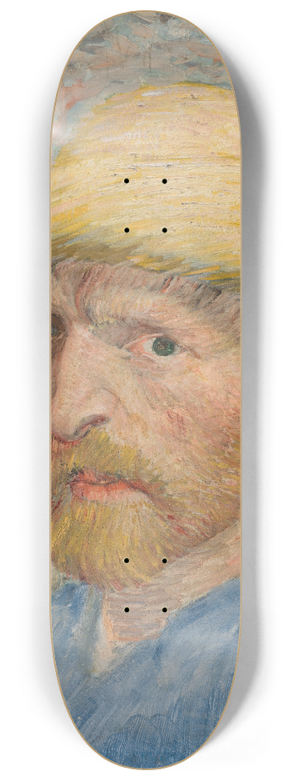 Vincent van Gogh - Self-Portrait 8.25 inch art skate deck