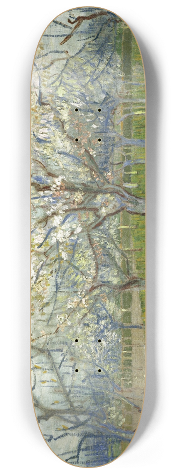 Vincent van Gogh - The Pink Orchard 8.25 inch art skate deck