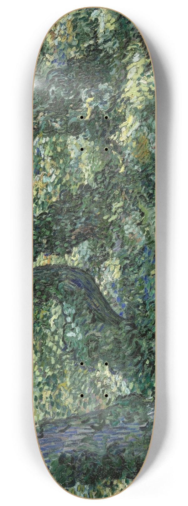 Vincent van Gogh - Undergrowth 8.25 inch art skate deck