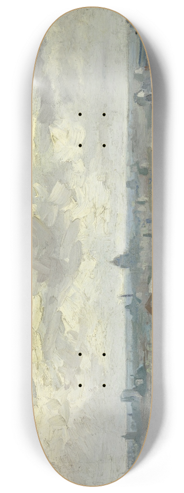 Vincent van Gogh - View of Paris 8.25 inch art skate deck