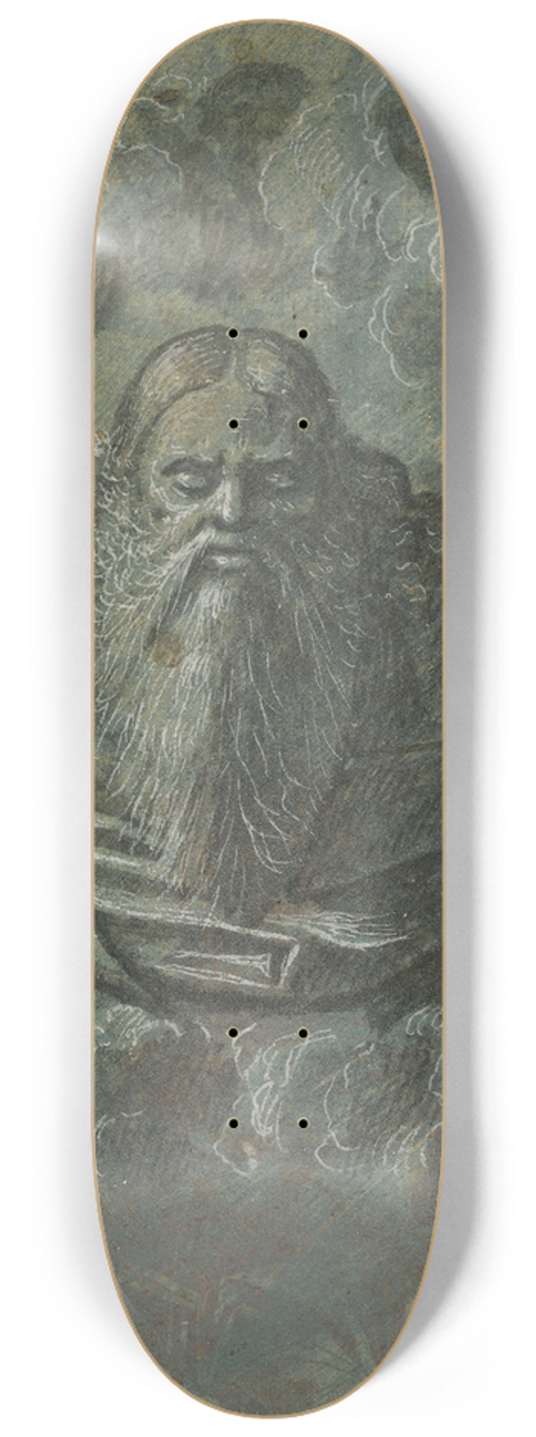Vittore Carpaccio - God the Father 8.25 inch art skate deck