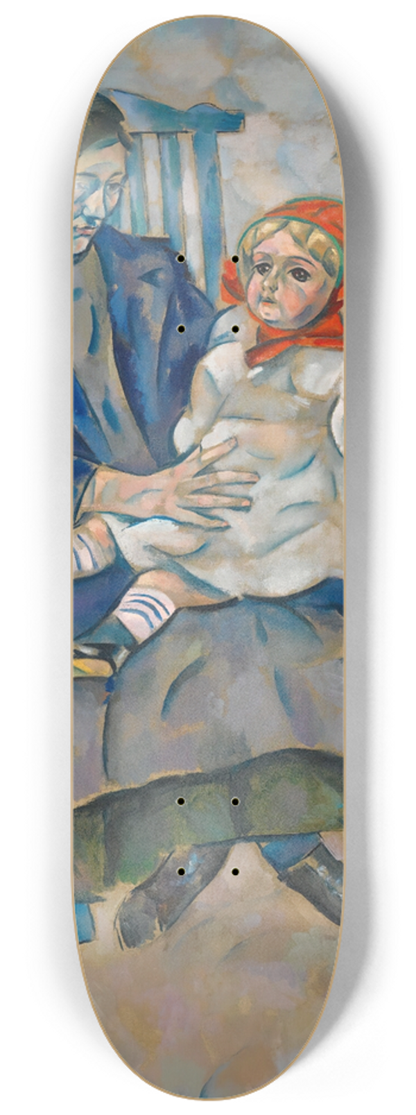 Vladimir Davidovich Baranov-Rossine - Girl With A Doll 8.25 inch art skate deck