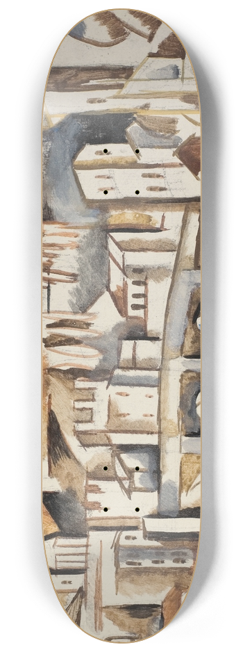 Vladimir Davidovich Baranov-Rossine - The Bridge 8.25 inch art skate deck