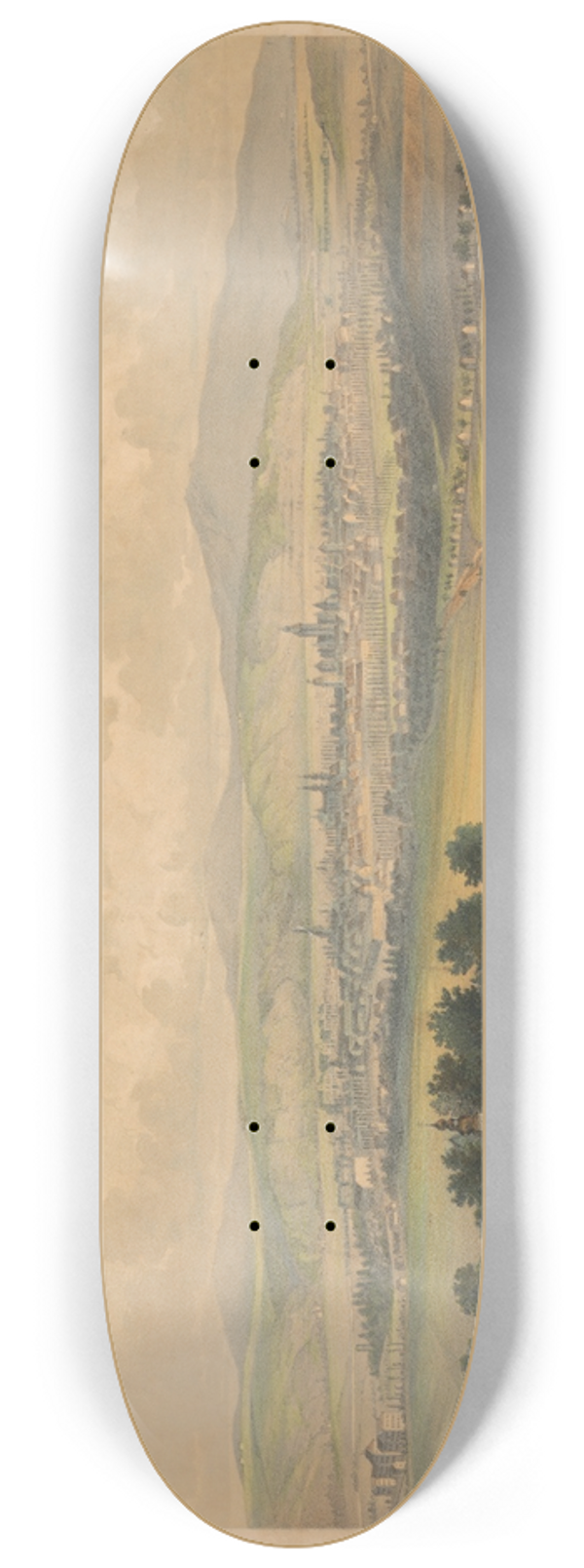 Vojtech Klimkovi - View Of Kosice 8.25 inch art skate deck