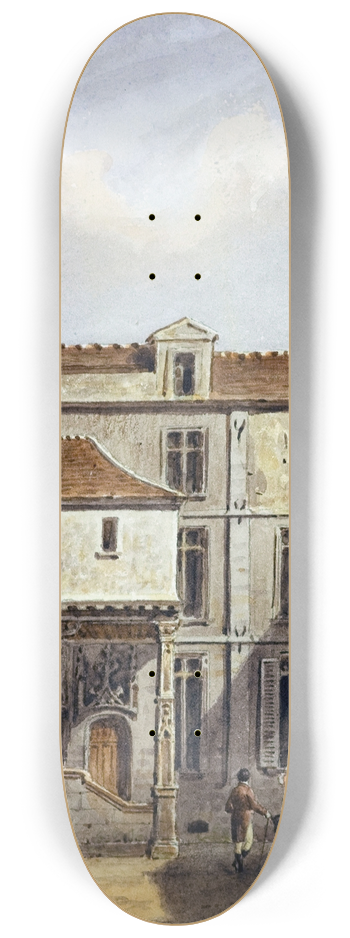 Auguste-Sbastien Bnard - Maison dite de Saint-Louis, rue des marmousets (Saint Marcel). 8.25 inch art skate deck