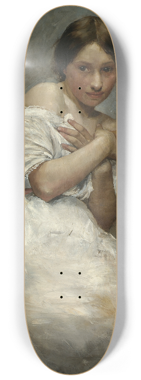 Wacaw Szymanowski - Portrait of a girl 8.25 inch art skate deck