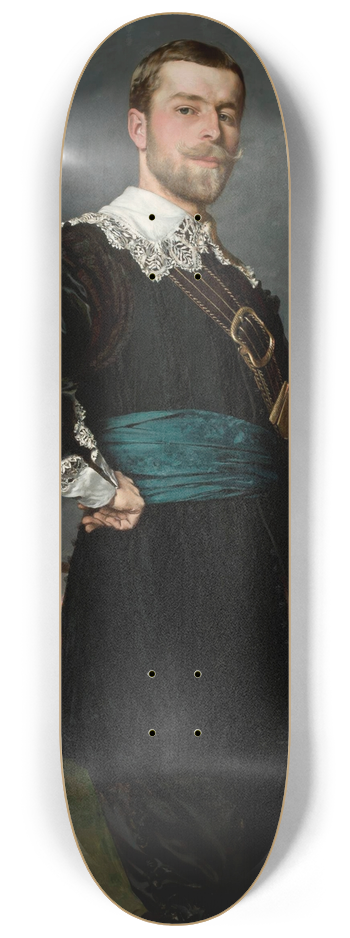 Wadysaw Czachrski - Portrait of Stanisaw Czachrski (18531904), artists brother 8.25 inch art skate deck
