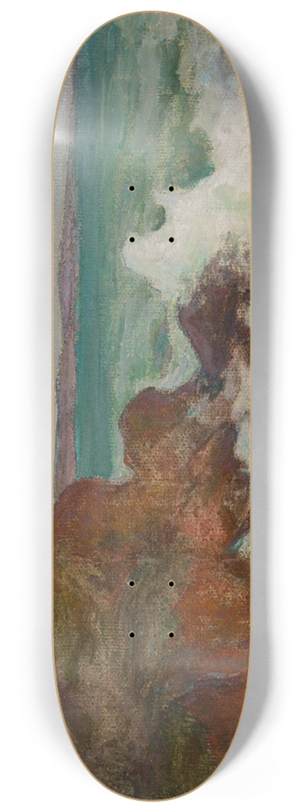 Wadysaw lewiski - Waves in a rocky bay 8.25 inch art skate deck