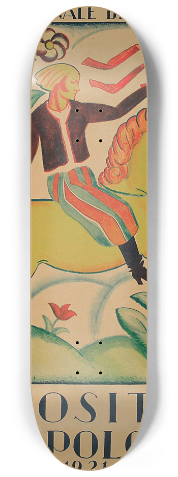 Wadysaw Roguski - Socit Nationale des Beaux Arts; Exposition DArt Polonais 8.25 inch art skate deck