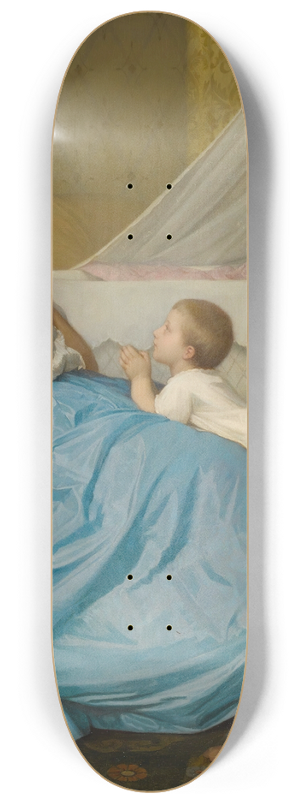 Auguste Toulmouche - La Prire 8.25 inch art skate deck