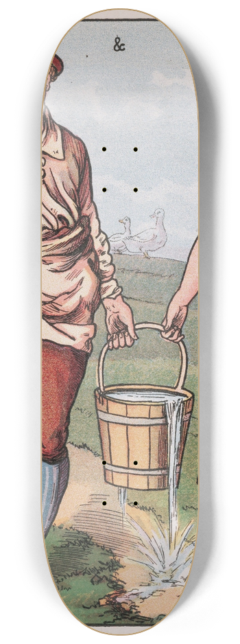 Walter Crane - Jack & Jill 8.25 inch art skate deck
