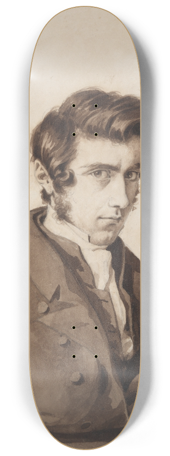 Auguste Xavier Leprince - Untitled 8.25 inch art skate deck