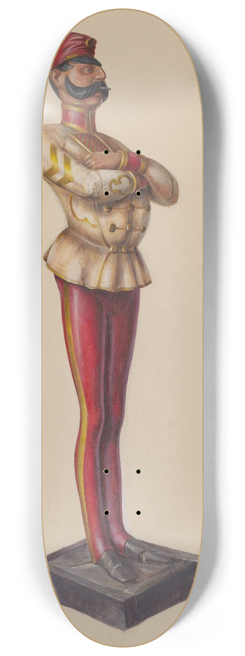 Walter Hochstrasser - Cigar Store Figure 8.25 inch art skate deck