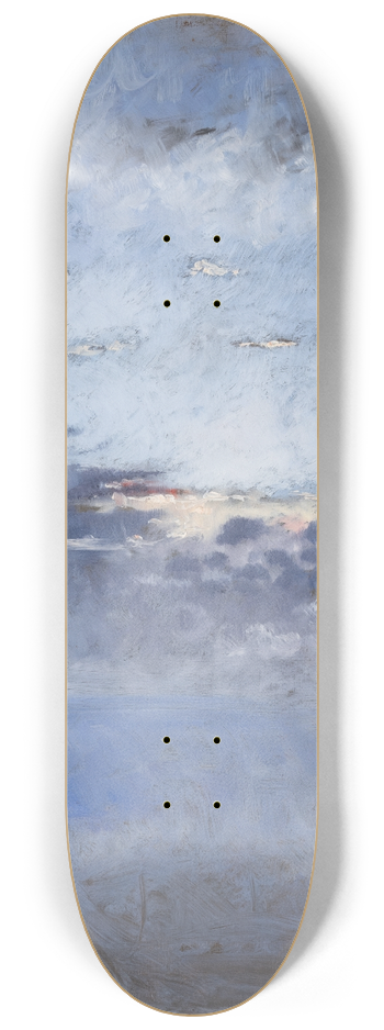 August Hagborg - Sea and Clouds 8.25 inch art skate deck