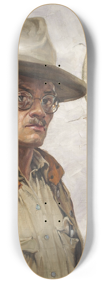 Walter Ufer - Self-portrait 8.25 inch art skate deck