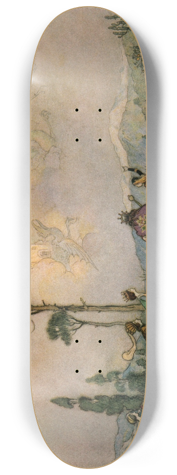 Warwick Goble - The Castles in the Air 8.25 inch art skate deck