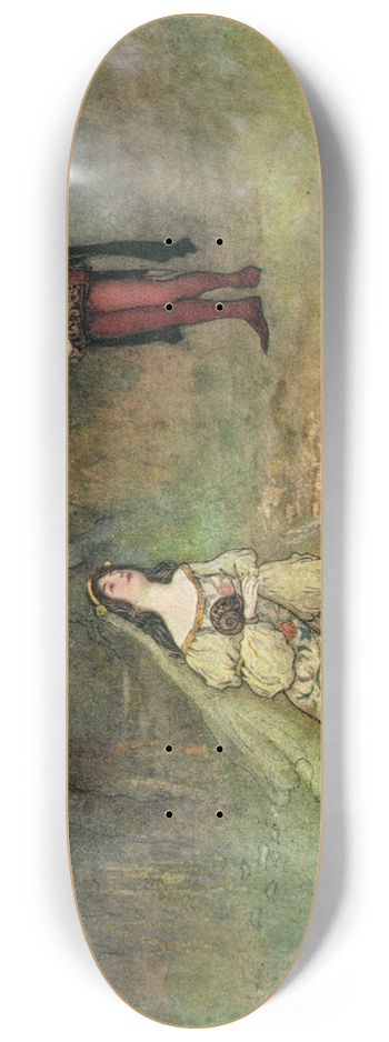 Warwick Goble - The Prince and Filadoro with the Snails 8.25 inch art skate deck