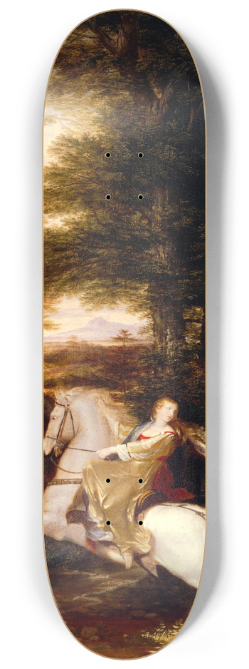 Washington Allston - The Flight of Florimell 8.25 inch art skate deck