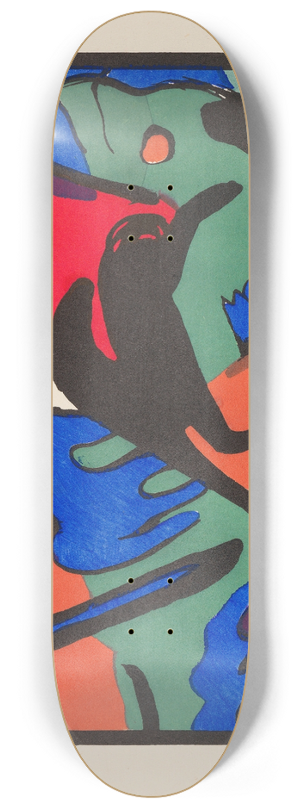 Wassily Kandinsky - Der Blaue Reiter 8.25 inch art skate deck