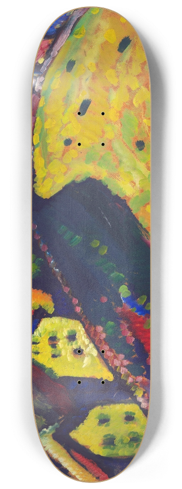 Wassily Kandinsky - Houses at Murnau 8.25 inch art skate deck