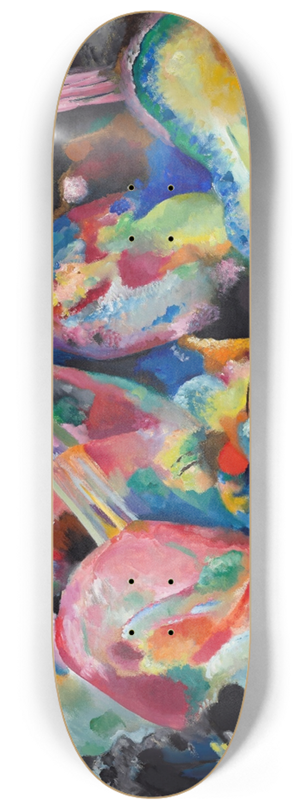Wassily Kandinsky - Improvisation Flood 8.25 inch art skate deck