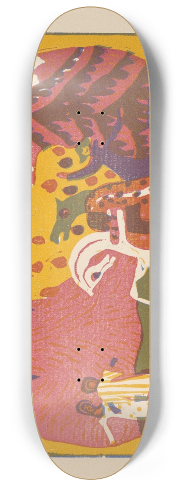 Wassily Kandinsky - Klnge Pl.05 8.25 inch art skate deck