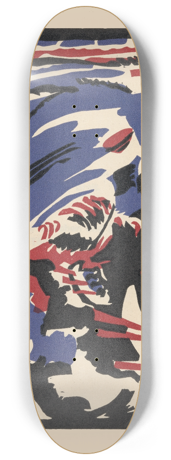 Wassily Kandinsky - Klnge Pl.12 8.25 inch art skate deck