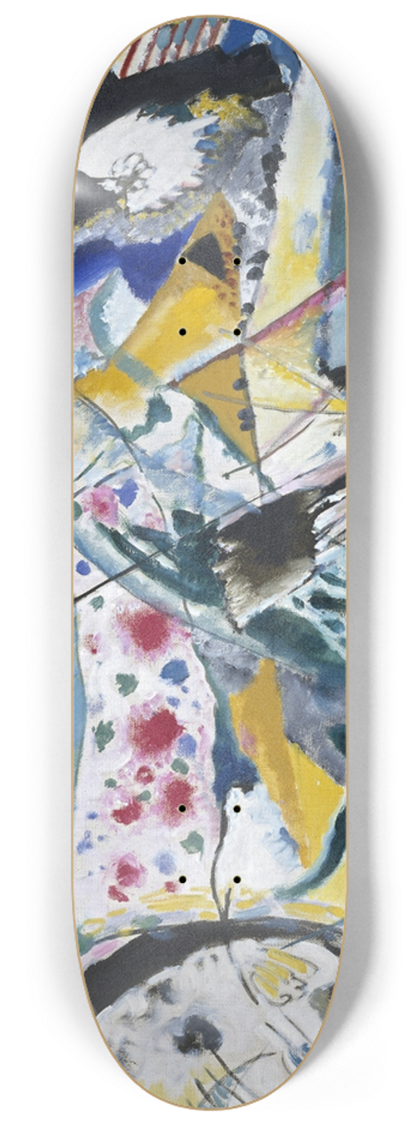Wassily Kandinsky - Large Study on a Mural for Edwin R. Campbell (Summer) 8.25 inch art skate deck