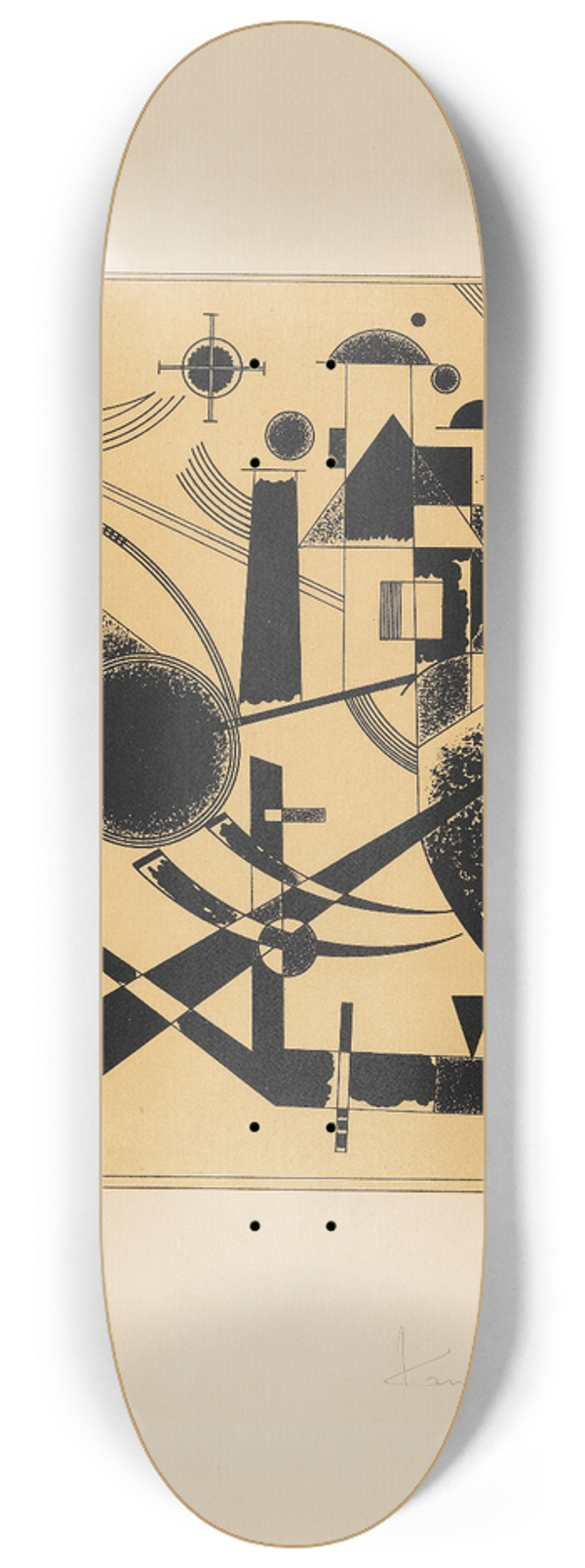 Wassily Kandinsky - Lithographie No. III 8.25 inch art skate deck