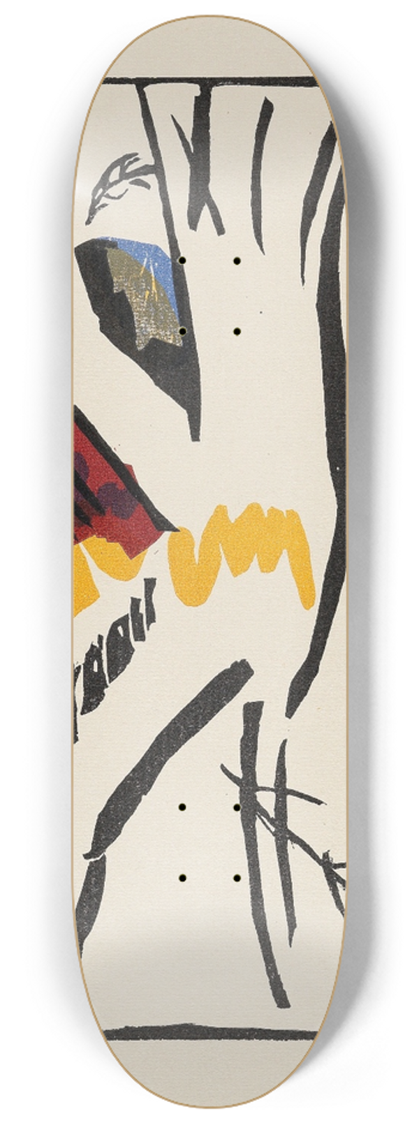 Wassily Kandinsky - Lyrisches 8.25 inch art skate deck