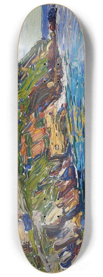 Wassily Kandinsky - Rapallo  Bucht 8.25 inch art skate deck