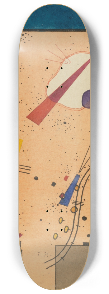 Wassily Kandinsky - Spritze (Spray) 8.25 inch art skate deck