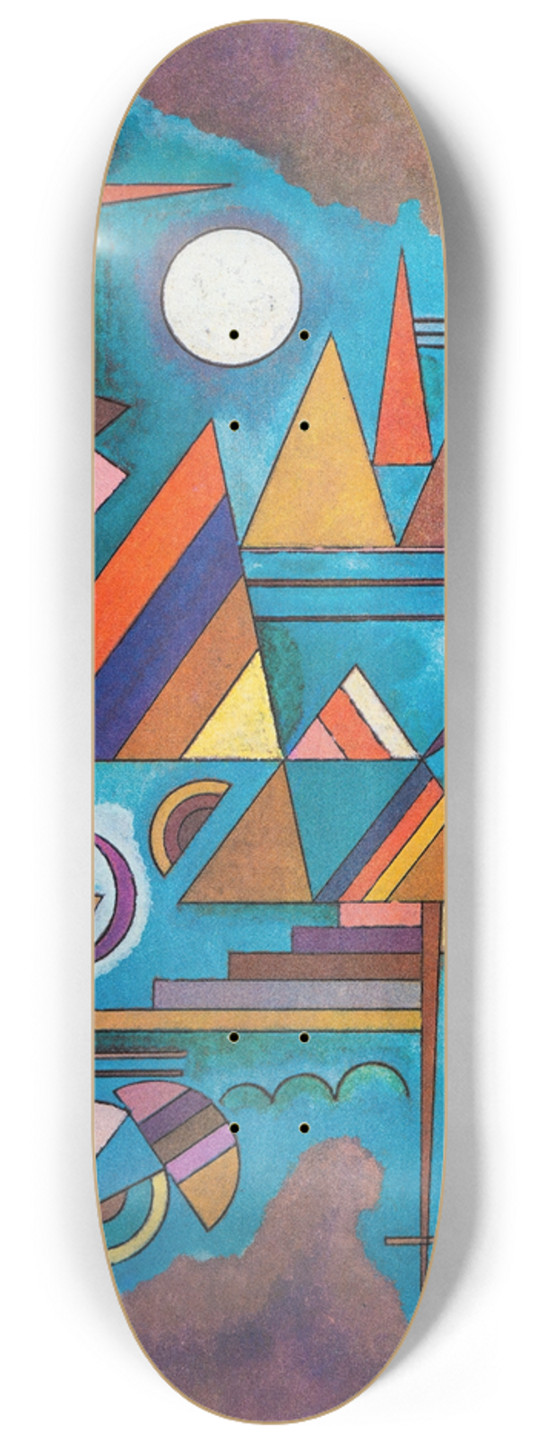 Wassily Kandinsky - Standing 8.25 inch art skate deck
