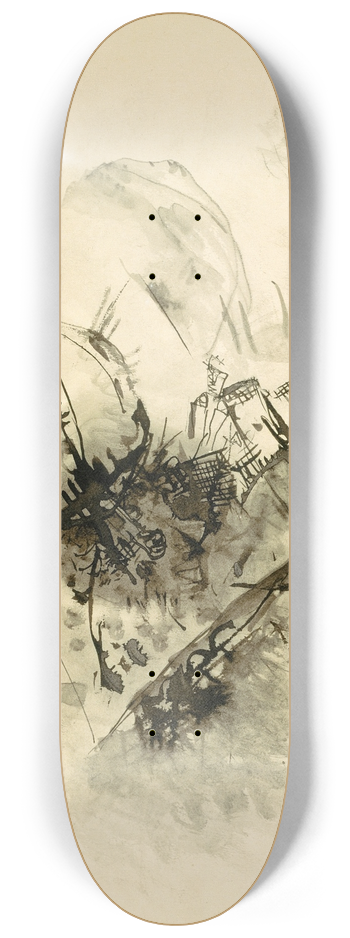 Wassily Kandinsky - Untitled 8.25 inch art skate deck