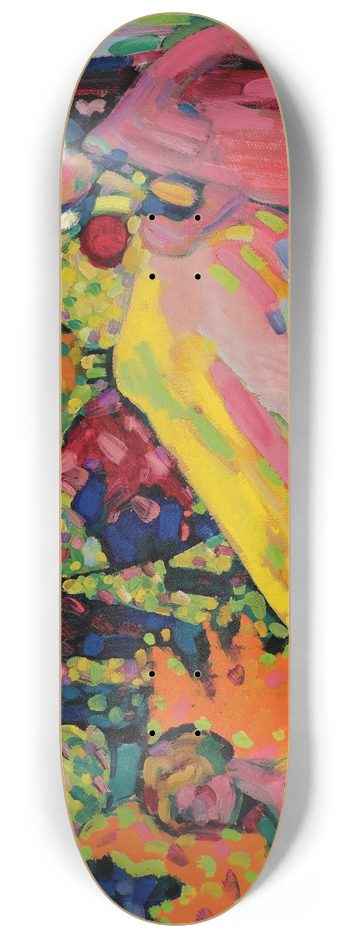 Wassily Kandinsky - Weisser Klang (White Sound) 8.25 inch art skate deck