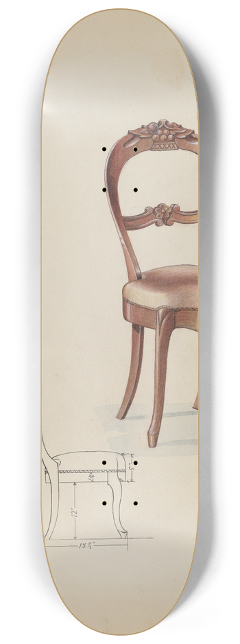 Wellington Blewett - Chair 8.25 inch art skate deck