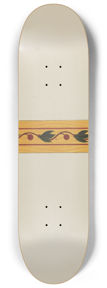 Wellington Blewett - Decorative Panel from Rail Car Interior 8.25 inch art skate deck