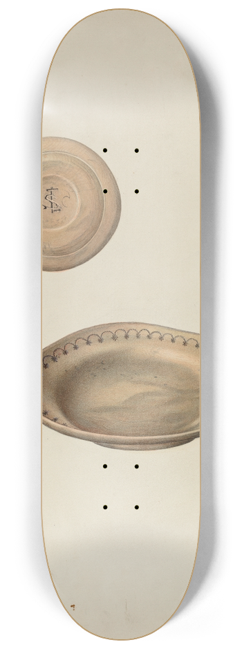 Wellington Blewett - Plate Treen 8.25 inch art skate deck