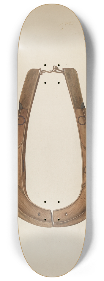 Wilbur M Rice - Horse Collar and Hame 8.25 inch art skate deck
